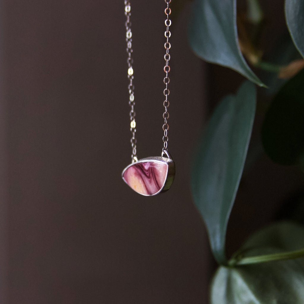 Lion's Paw Shell Sterling Silver Necklace