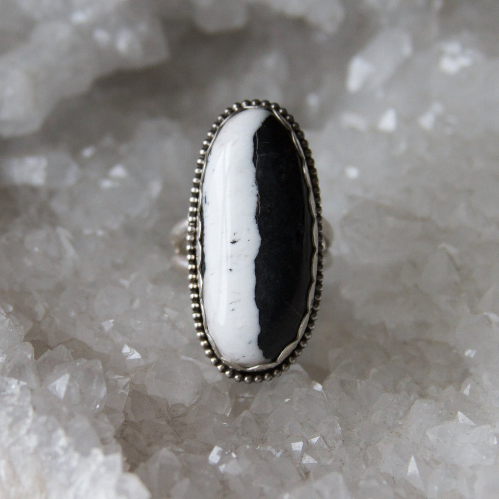 White Buffalo Mountain Trail Sterling Silver Ring