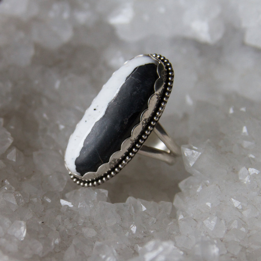 White Buffalo Mountain Trail Sterling Silver Ring