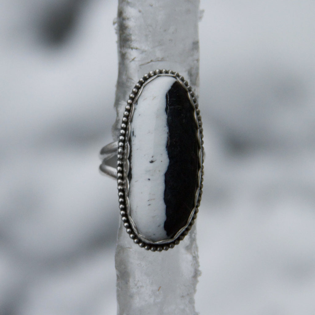 White Buffalo Mountain Trail Sterling Silver Ring