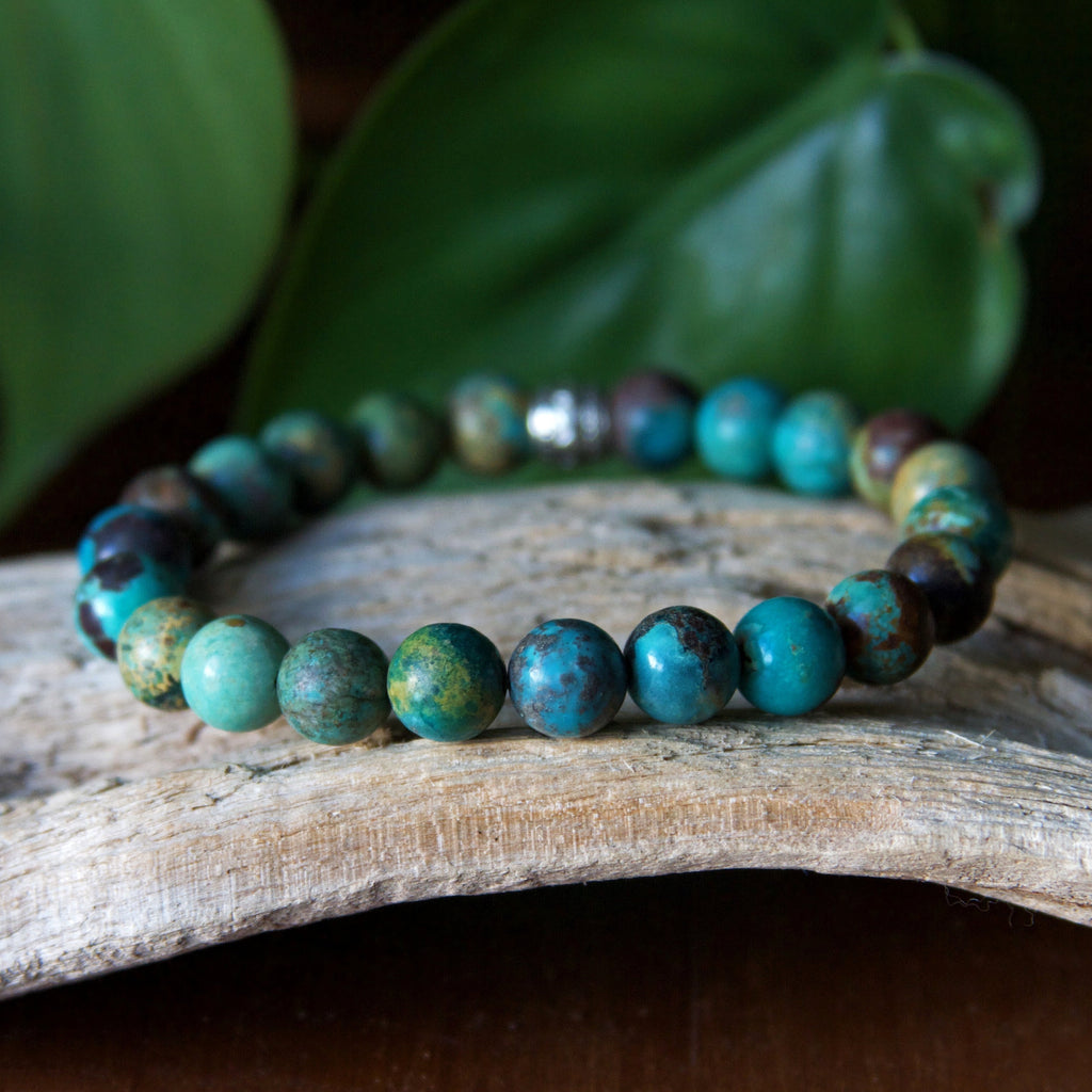 Turquoise Beaded Stretch Bracelet