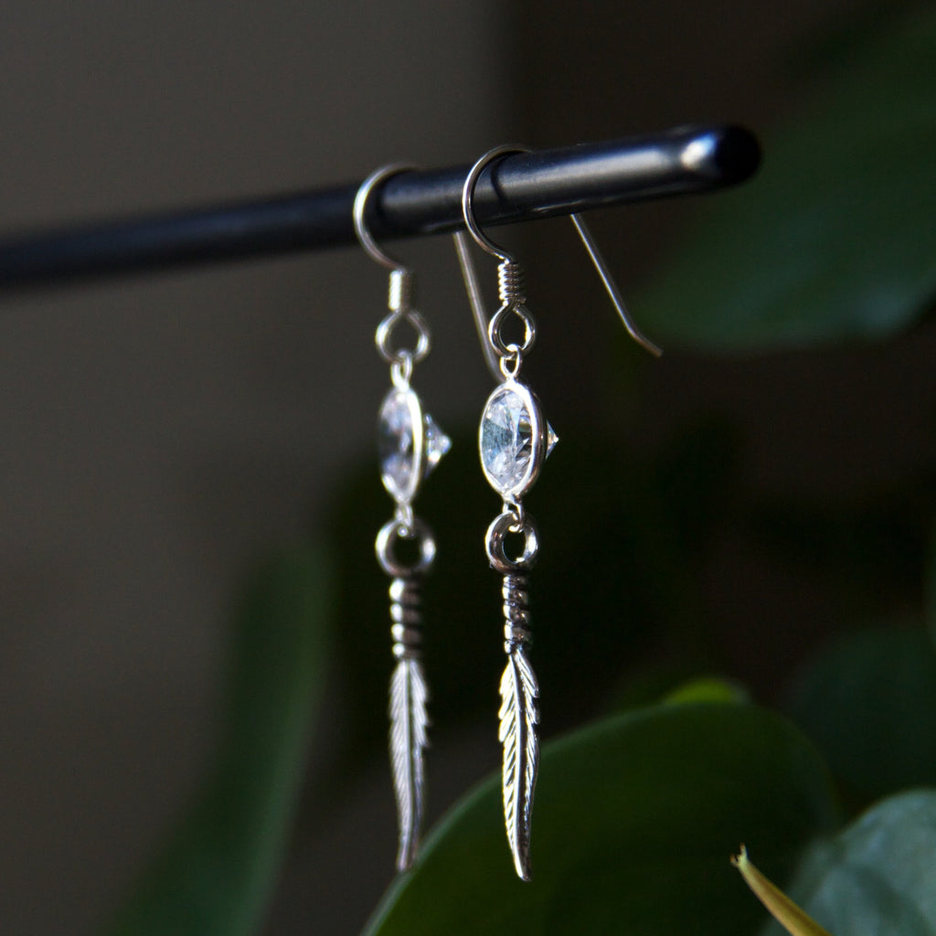 Crystal Dreamcatcher Earrings