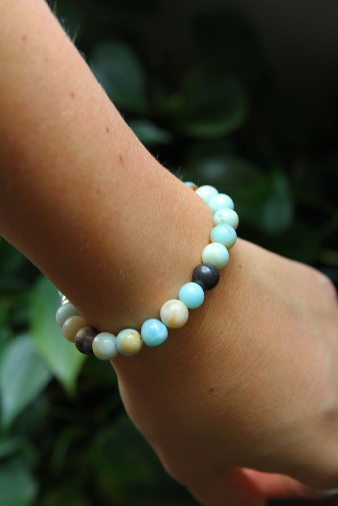 Amazonite Beaded Stretch Bracelet