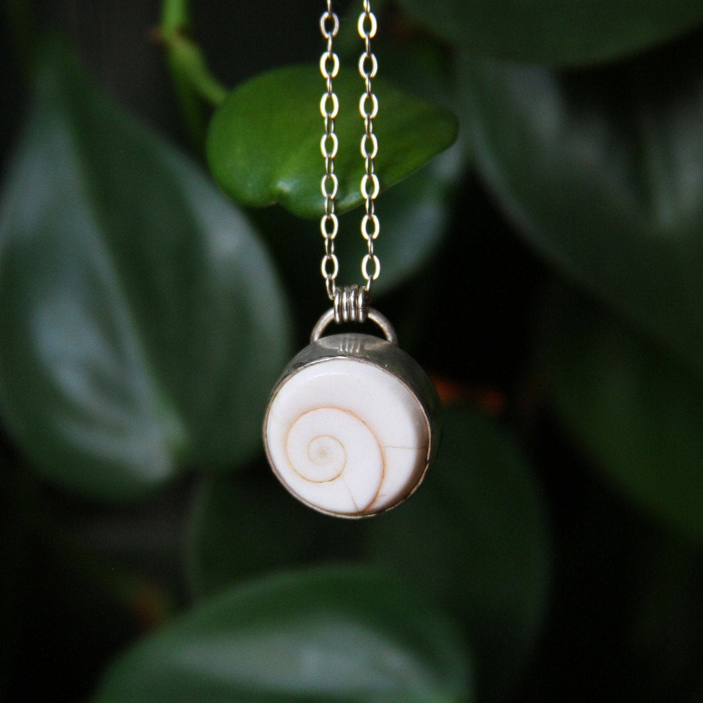 Shiva Shell Sterling Silver Necklace